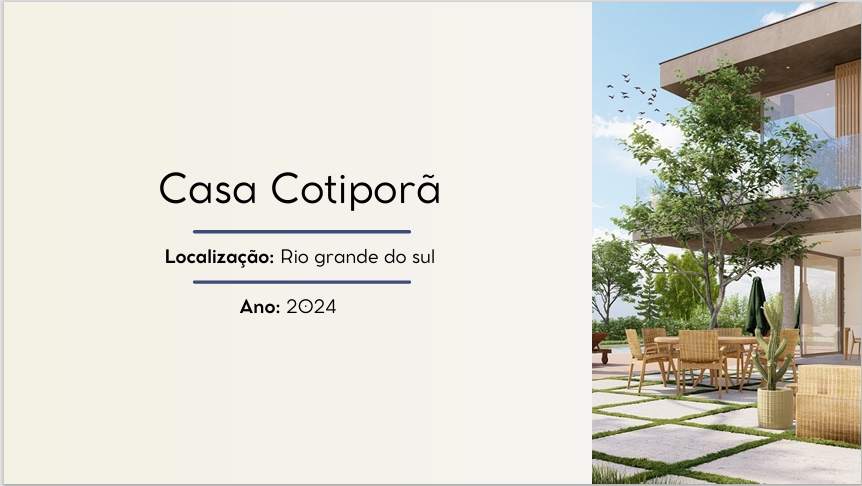 Casa Cotiporã 1